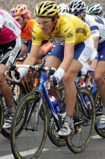 Fabian Cancellara en jaune